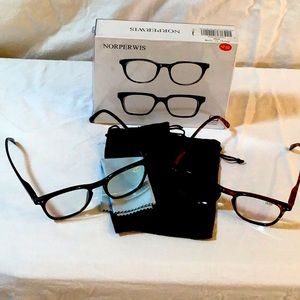 436 ⭐️NWT Norperwis Unisex 2 Pack +0.00 Blue Light Protection Reading Glasses